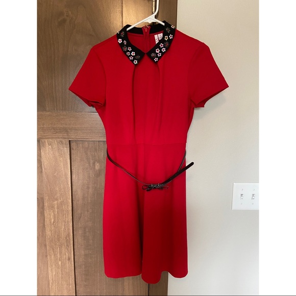 Elle Embellished Fit and Flare Dress Size 10 - Picture 4 of 10